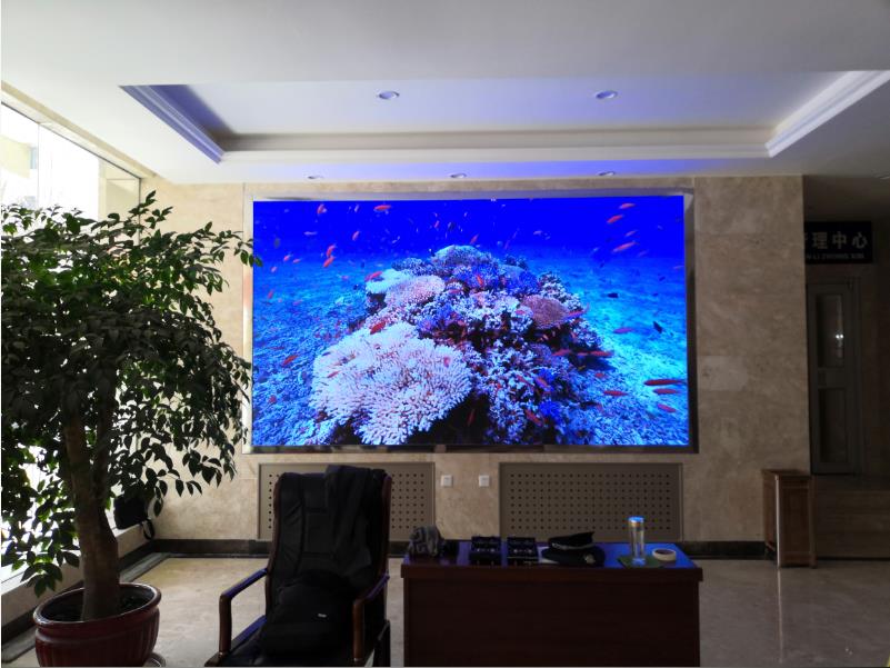 咸阳某公安局P2LED显示屏