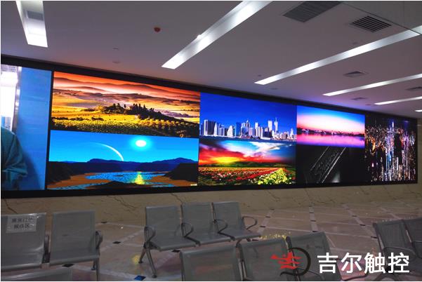 我公司为延安大学咸阳医院脑科大楼制作的P3全彩大屏顺利完工